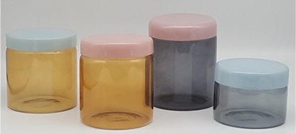 Glass Canister with Glass Lids