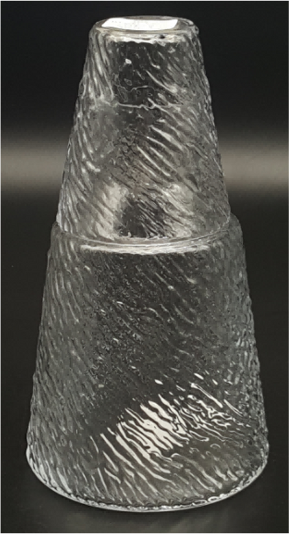 Clear Glass Carafe with Tumbler Set