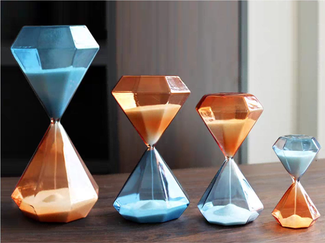 Multi-colored Hourglass