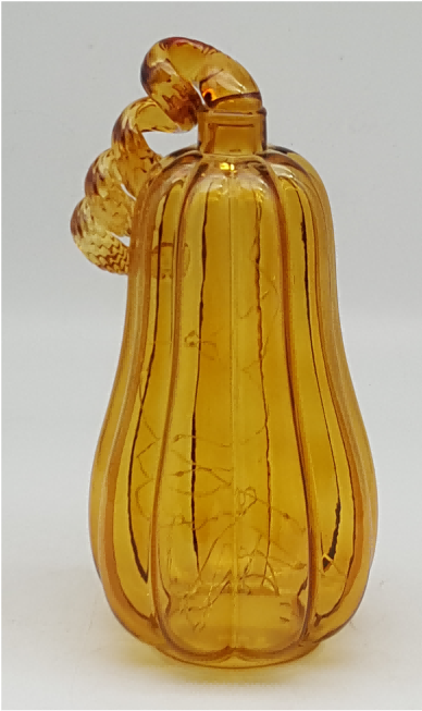 Pumpkin-shaped Glass with LED Light
