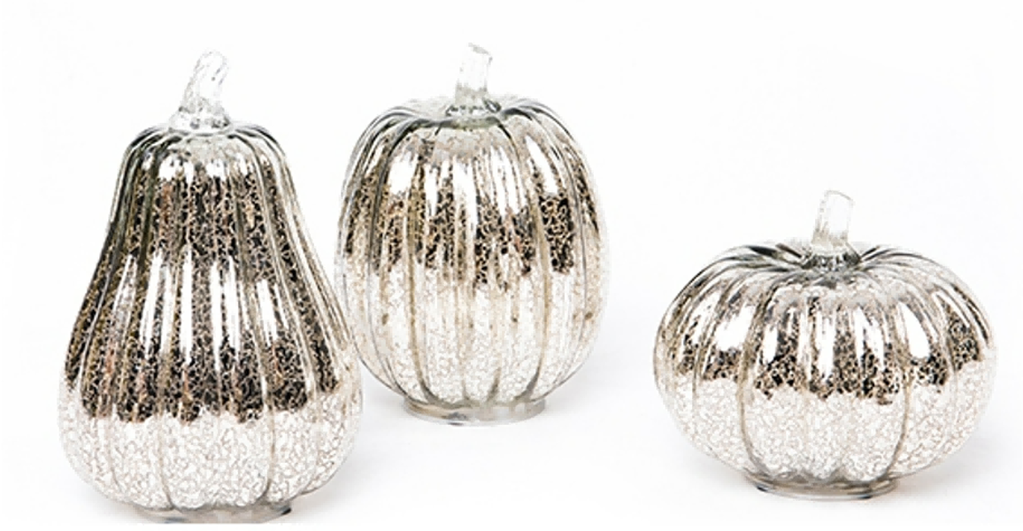 Pumpkin-shaped Glass with LED Light