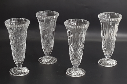 Machine Made Clear Glass Vase