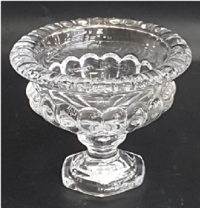 Machine Made Clear Glass Vase