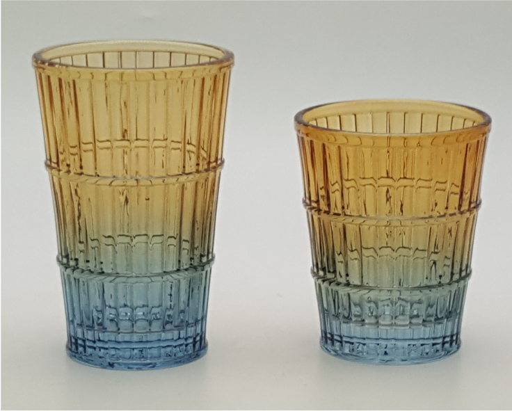 Machine Made Clear Glass Vase