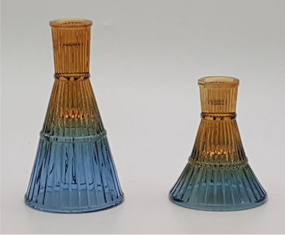 Machine Made Clear Glass Vase