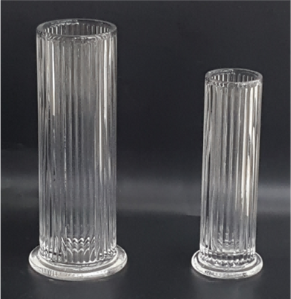Machine Made Clear Glass Vase