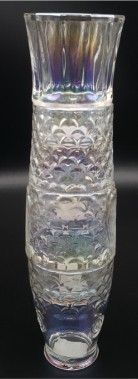 Machine Made Clear Glass Vase