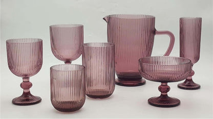 Colored Machine Made Drinking Glass