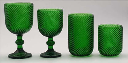 Colored Machine Made Drinking Glass