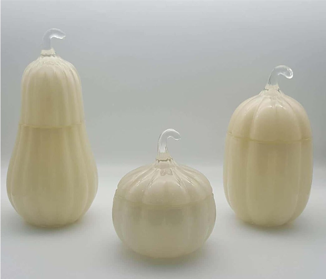 Pumpkin Canister with Glass Lid