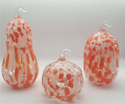 Pumpkin Canister with Glass Lid