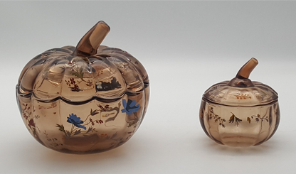 Pumpkin Canister with Glass Lid