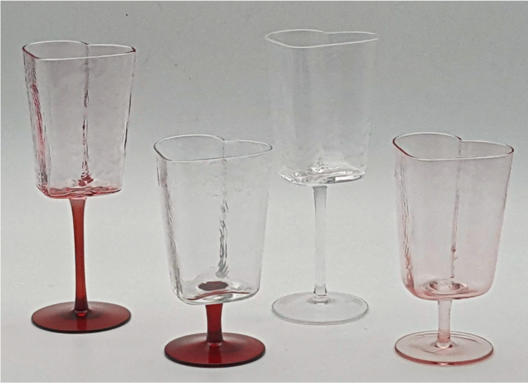 Heart-shaped Glassware Set